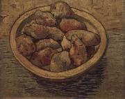 Vincent Van Gogh Style life with potatoes in a Schussel Spain oil painting artist
